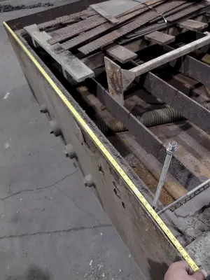 8' X 15' WATERJET TANK / PLASMA CUTTING TABLE: STOCK #23334