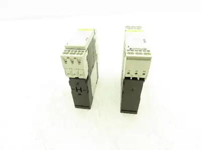 Siemens 3RN1010-2CB00 Thermistor Motor Protector 24V AC/DC 1NO 1NC Lot of 2
