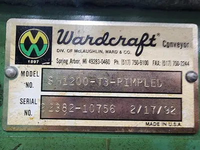 USED WARDCRAFT SH1200-T3-PIMPLED