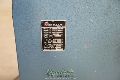 Used AMADA CSH-220 Notching Machines California US | Sterling Machinery Exchange #1465621