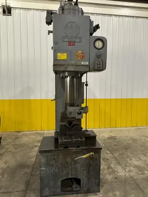75 TON WILLIAMS & WHITE HYDRAULIC GAP FRAME PRESS 16" STROKE: STOCK #23566