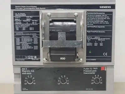 Used SIEMEN HMXD63B800 Switchgears British Columbia CA | Lenmark #240240