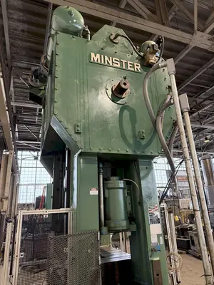 150 TON MINSTER E2-150-42-30 HEVI-STAMPER STRAIGHT SIDE PRESS: YOBRO #23911