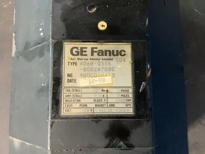 Used 1990 GE FANUC A0680315 B002#7000 Motors (misc) Ohio US | HGR 24 #1319719