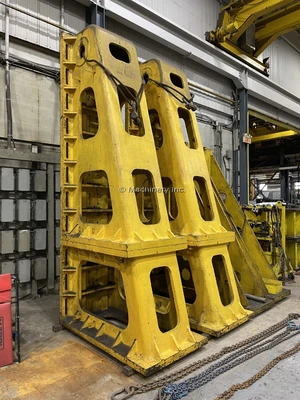 USED * 169.5" X 42" X 61.5" Precision Angle Plates