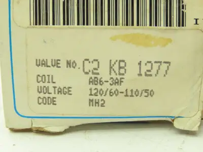 Honeywell Skinner C2KB1277N Solenoid Valve 2-Way (NO) 120V 275 PSI 1/8" NPT