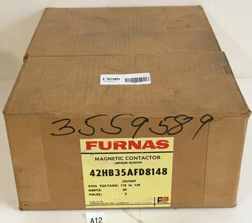 *New-Open-Box* FURNAS Magnetic Contactor 42HB35AFD8148 3P 60Hz + *Warranty*