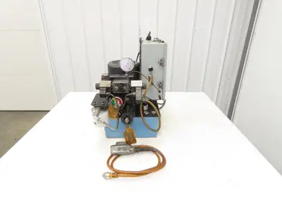 Vektek Vector Flo Hydraulic Manual Workholding Pump Power Pack 2.5gal 5000psi