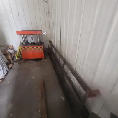 11,000 LBS X 51" SEN FUNG MODEL #UC4A MOTORIZED COIL REEL UNCOILER & COIL CAR: STOCK #23646