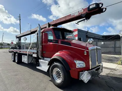 Used 2016 KENWORTH T880 Flatbed Trucks Florida US | Truck and Van Outlet #1509209