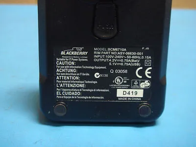 Used BLACKBERRY BCM6710A Power Supplies Arizona US | ASSET CONVERSION SPECIALISTS, INC. #308210