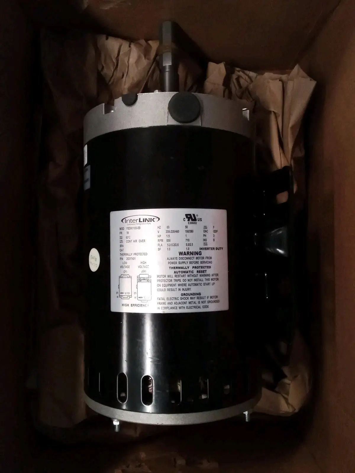 Used Interlink InterLink 25317401S A.C. Motors US | Infinity wholesale & Supply LLC #1305820