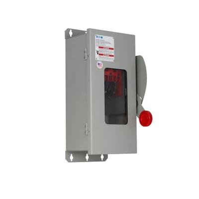 Eaton DH321NDKW Visible Blade Disconnect Safety Switch, 30A, 3P4W, 240V [New]