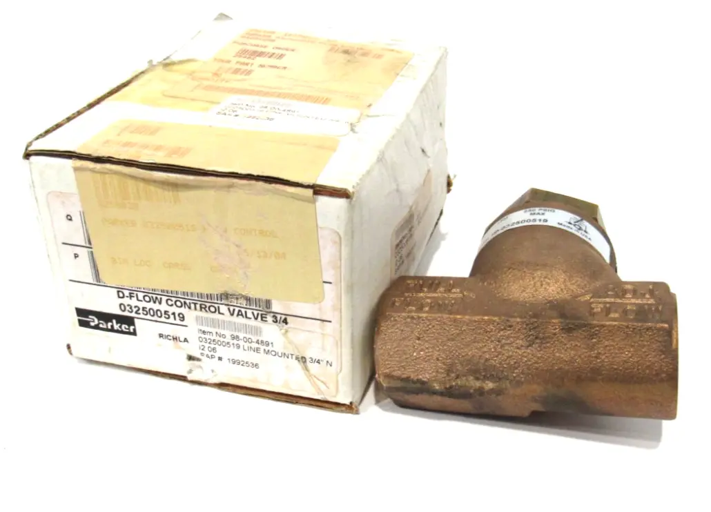 NEW PARKER 032500519 FLOW CONTROL VALVE