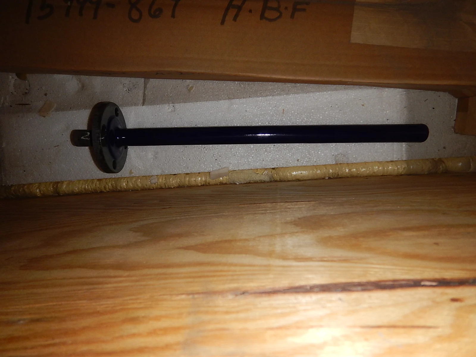 USED GLASS LINED BAFFLE 30 GALLON
