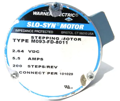 USED SUPERIOR ELECTRIC M093-FD8011 STEPPER MOTOR M093FD8011