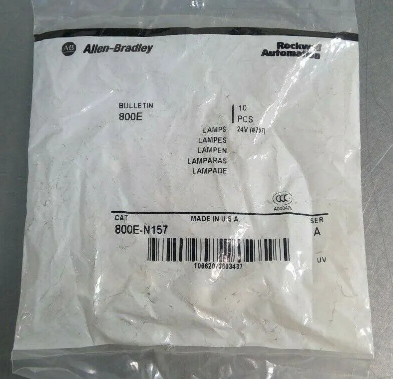 Allen-Bradley 800E-N157 Series A Lamps - 10 PCS 4C