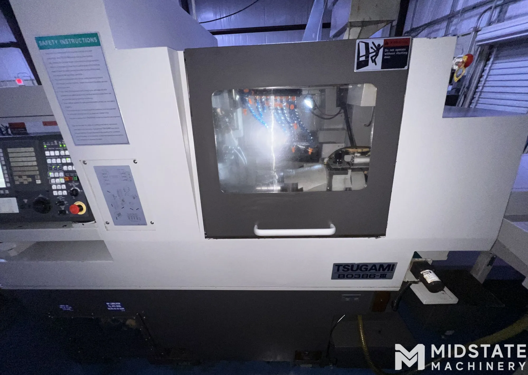 TSUGAMI BO386-III CNC Swiss Lathe, New in 2018