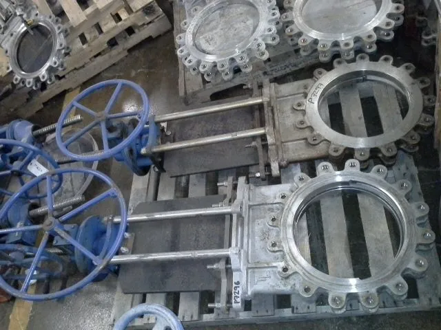 TL knife gate valve size 16" Gear Operated