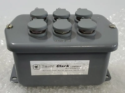 *NEW OLD STOCK* David Clark M5006 (J-6) Junction Box Sound Power + Warranty!