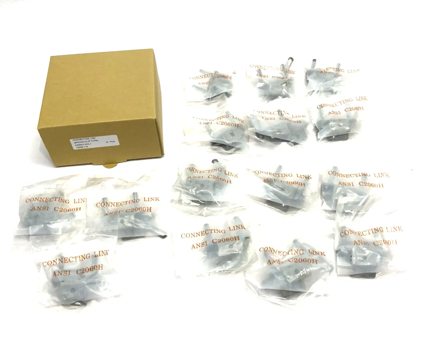 New | in-Stock Tsubaki Double Pitch Roller Chain Link, K-1 Attachment 15-PACK Parts Michigan US | Maverick Industrial Sales #1393159