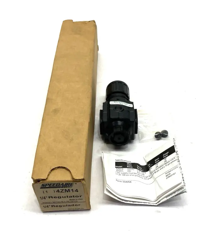 Used SPEEDAIRE MODULAR COMPRESSED PRESSURE REGULATOR 1/4" NPT PORTS Air Pressure Regulators Michigan US | Maverick Industrial Sales #1089105