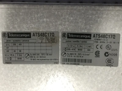 USED TELEMECANIQUE ATS48C17Q-ALTISTART 48