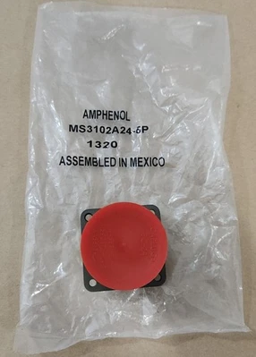 NEW Amphenol MS3102A24-5P