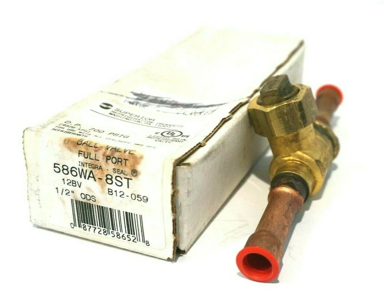 NEW SUPERIOR VALVE 586WA-8ST BALL VALVE 586WA8ST