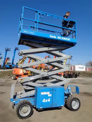Used 2013 Genie GS3369RT Scissor Lifters New York US | United Lift #1445583