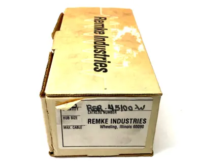 New | in-Stock Remke RSR-45100-W Electrical Fittings Michigan US | Maverick Industrial Sales #1402165