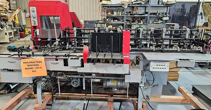 Used MAILCRAFTERS 12C-6 Mail Folding & Inserting Machines | BROOKS PRINTING EQUIPMENT #391716