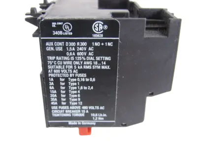 NEW EATON ZE-4 XTOM004AC1 OVERLOAD RELAY ZE4 XTOM004AC1