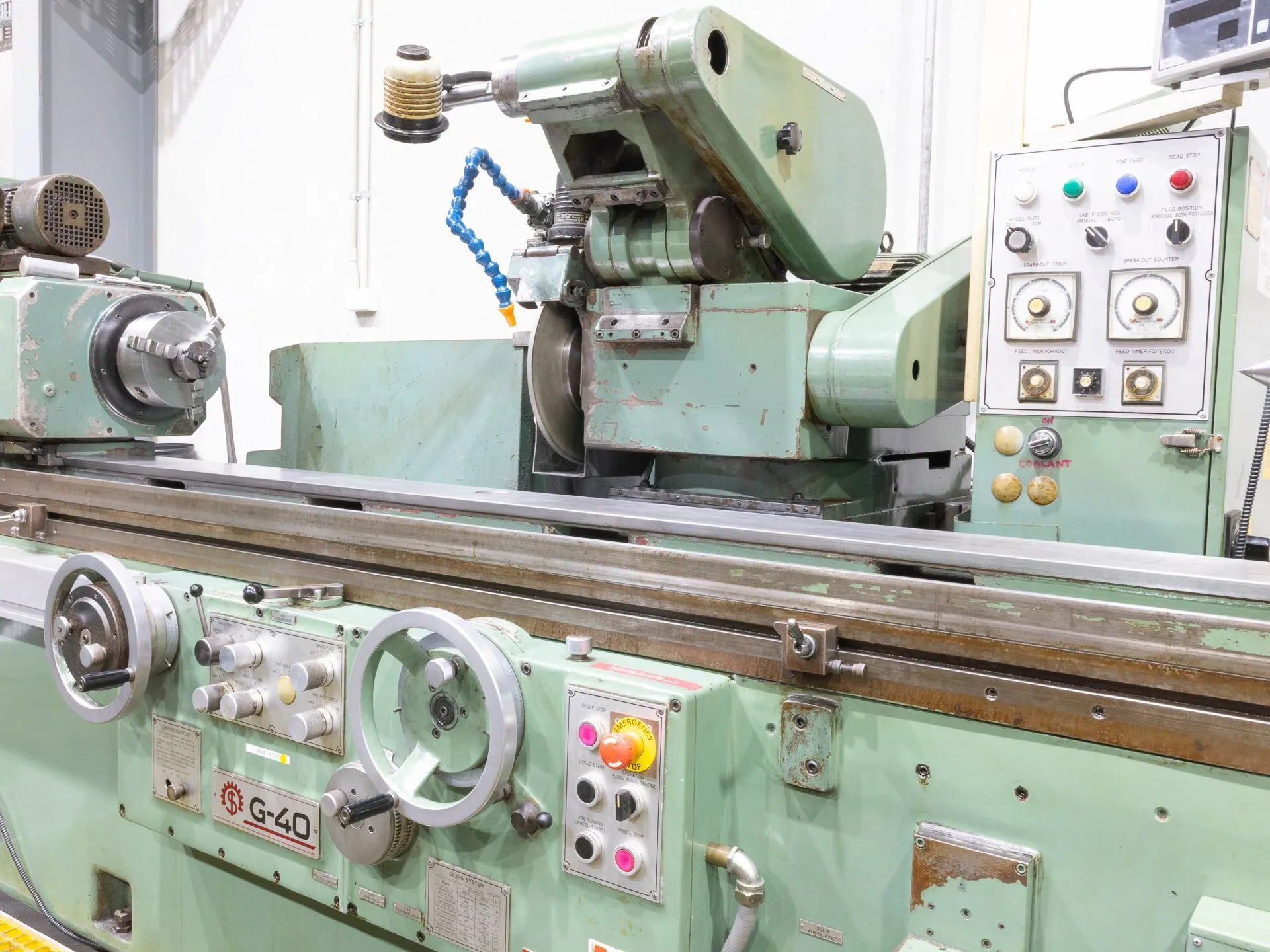 Used 1985 SHIGIYA GU-40.200A Universal Cylindrical Grinders AU | Benson Machines #1550239