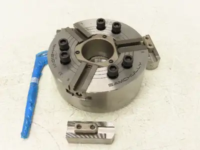 Samchully MH-210V1 Milling Lathe 10" Hydraulic Chuck 3 Jaw 4500RPM 82mm Bore