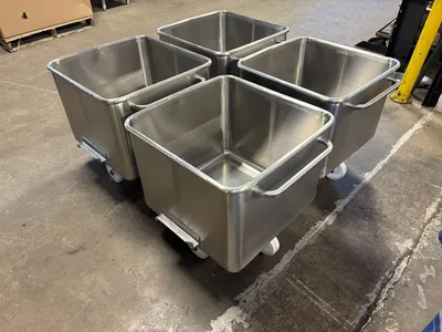 New | in-Stock M&M Equipment Corp. 400# Buggies Bins Illinois US | M&M Equipment Corp. #1405270