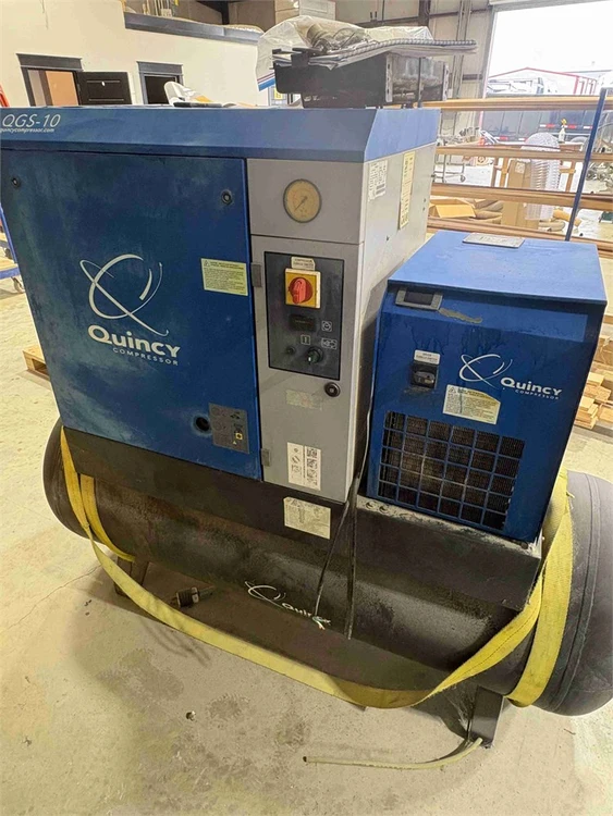 Used QUINCY OGS-10 Rotary Screw & Sliding Vane Air Compressors Texas US | MachineryMax #1249229