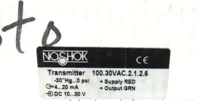 NEW NOSHOK 100.30VAC.2.1.2.6 TRANSMITTER 10030VAC2126