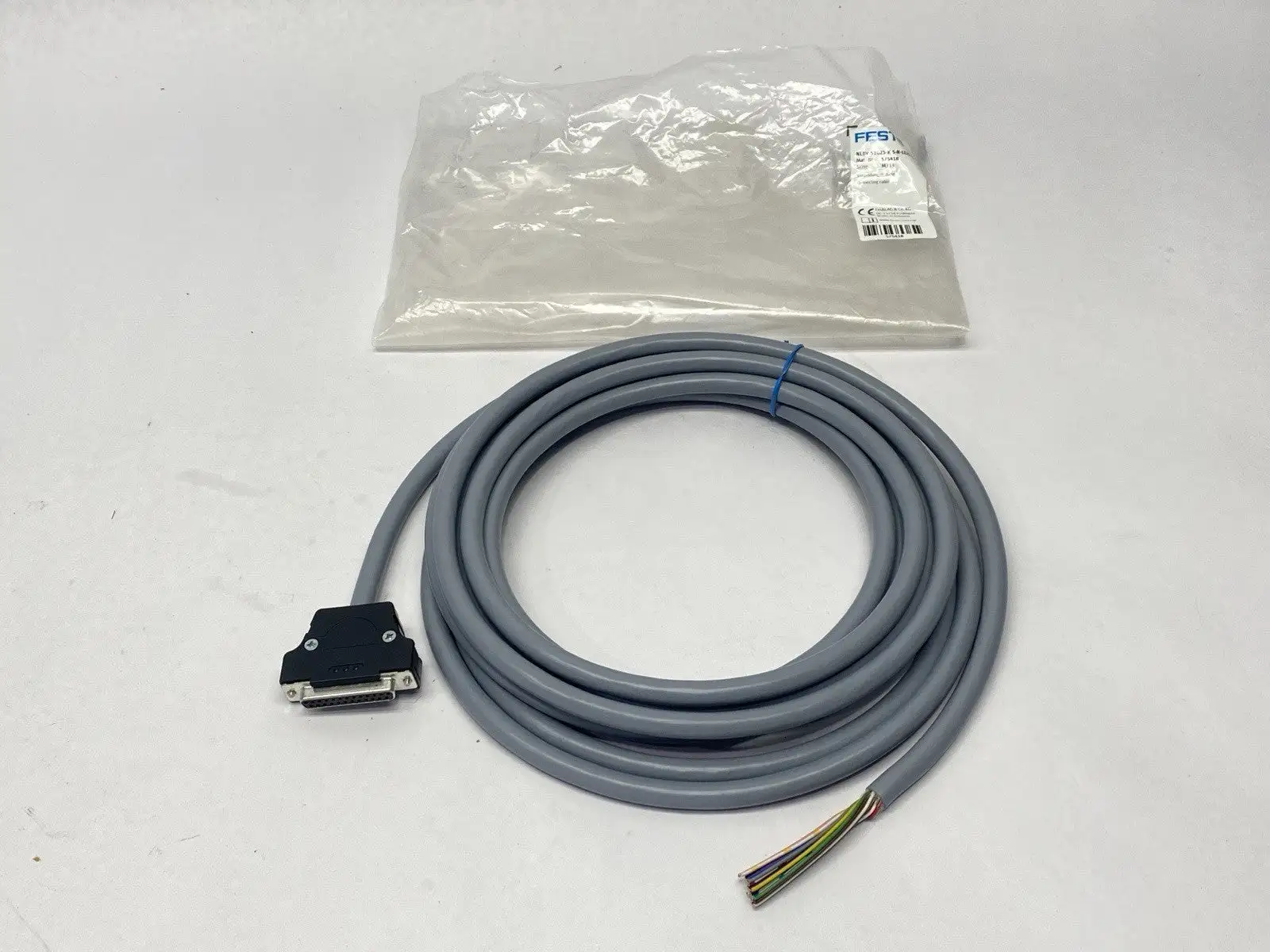 NEBV-S1G25-K-N-LE25-S6, 575417 | Festo NEBV-S1G25-K-N-LE25-S6 Connecting Cable Sub-D 2.5m 575417 - New Other