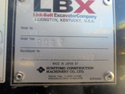 2027 LINK BELT EXCAVATORS 220 X4S Excavators | Mid South Machinery (8)