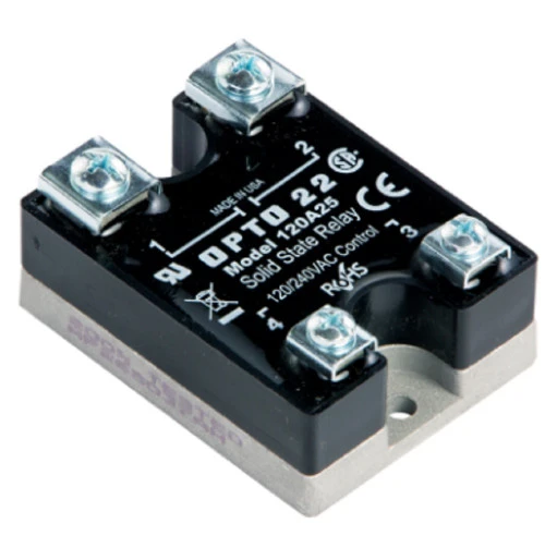 Opto 22 120A25 120 VAC, 25 Amp, AC Control Solid State Relay SSR [New]