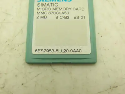 Siemens 6ES7953-8LL20-0AA0 SIMATIC S7 PLC Micro Memory Card 2Mb