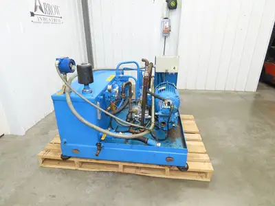 Eaton Vickers Hydraulic Power Unit 45 Gallon 19 GPM 3000PSI 20Hp 230/460V 3Ph