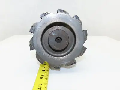 Ingersoll 6X4V-05R01 5" OD 10 Indexing Insert End Mill CAT 50 2.625" Projection