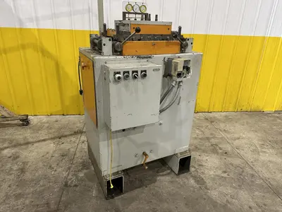 10" x .130" DURANT JACO MODEL #VS-MD-10 POWERED COIL STRAIGHTENER: STOCK #23071