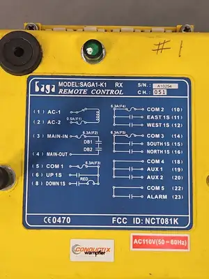 Used Control Chief Control Chief A05042 NCT081K Loc5B28 Industrial Controls South Carolina US | Palmetto Automation #1158765