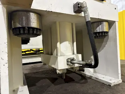 200 TON AMD 4-POST TIE-ROD FRAME HEAVY DUTY HYDRAULIC PRESS & MULTI-PRESSURE HYDRAULIC UNIT: STOCK #19452