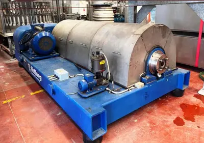 Flottweg Z53-4/454 decanter centrifuge, 316SS.