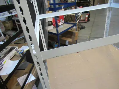 Adjustable White Metal Frame Built to Fit Onto Pallets - Perfect for Projects