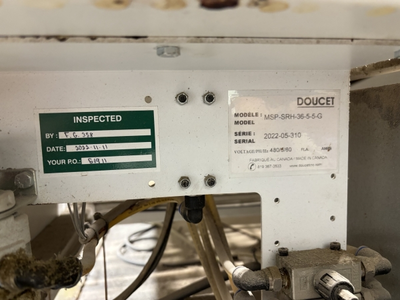 Used DOUCET MSP-SRH-36-5-5-G End Matchers Pennsylvania US | RT Machine Company #1271415